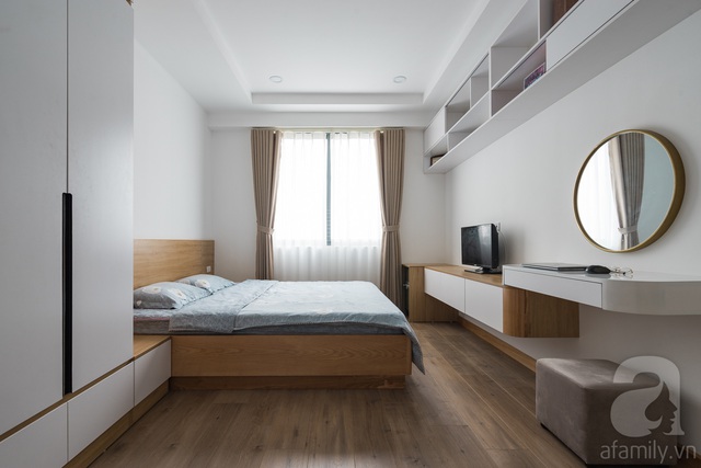 Căn hộ 110m² đơn giản mà nhẹ nhàng với 3 phòng ngủ ở Tây Hồ có chi phí hoàn thiện nội thất 290 triệu - Ảnh 15.