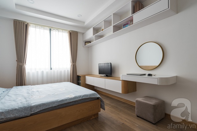 Căn hộ 110m² đơn giản mà nhẹ nhàng với 3 phòng ngủ ở Tây Hồ có chi phí hoàn thiện nội thất 290 triệu - Ảnh 16.