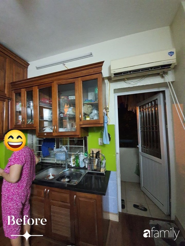 Cuộc cải tổ cho căn hộ 75m² với chi phí 350 triệu đồng, mẹ đảm ở Hà Nội khiến ai cũng công nhận nhà vừa đẹp vừa sang - Ảnh 4.