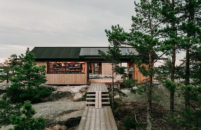 Ngôi nhà nhỏ xíu kiểu cabin mang phong cách Scandinavia đẹp đến nao lòng - Ảnh 7.