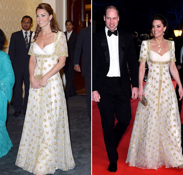 Công nương Kate diện váy 8 năm tuổi tới thảm đỏ BAFTA - Ảnh 10.