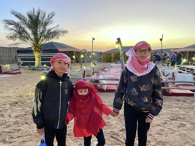 Gia đình Hà Kiều Anh du ngoạn Dubai - Ảnh 7.