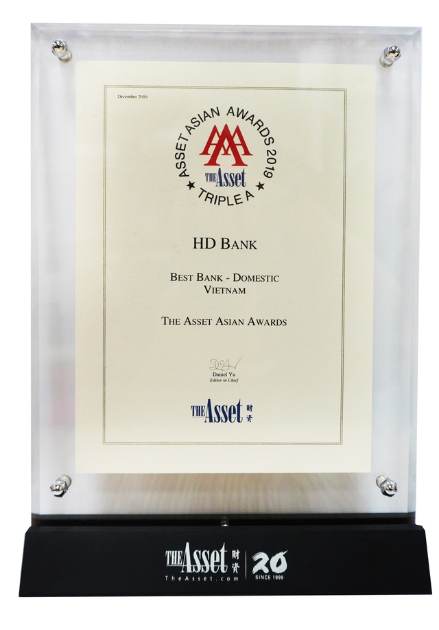 HDBank đạt giải ngân hàng nội địa tốt nhất Việt Nam - Ảnh 2.
