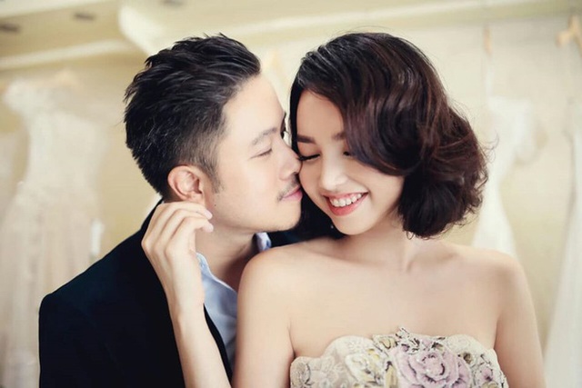 Đinh Ngọc Diệp đăng ảnh cưới kỷ niệm 4 năm kết hôn với Victor Vũ - Ảnh 2.
