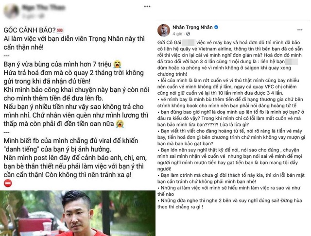 Phản ứng gay gắt khi ê kíp VTV tố bùng tiền, Trọng Nhân bị đánh giá đi sai “nước cờ” sự nghiệp - Ảnh 1.