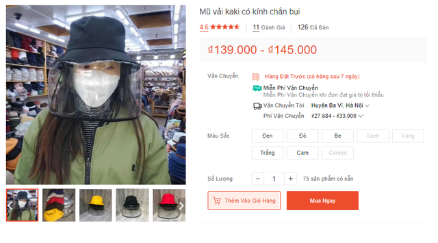 Sản phẩm mũ k&egrave;m k&iacute;nh chắn si&ecirc;u hot d&agrave;nh cho hội chị em, vừa bảo vệ sức khỏe lại vừa thời trang - Ảnh 8.