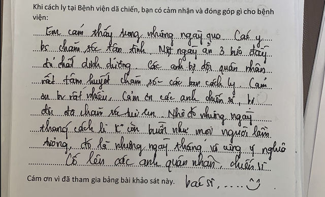 Cảm ơn các bác sĩ, các anh bộ đội. Mọi người vất vả nhiều rồi! - Ảnh 5.