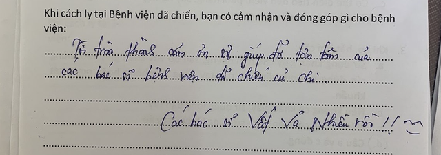 Cảm ơn các bác sĩ, các anh bộ đội. Mọi người vất vả nhiều rồi! - Ảnh 7.