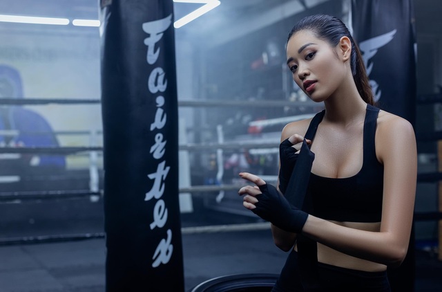 Hoa hậu Khánh Vân tiết lộ lý do học boxing và Muay Thái - Ảnh 3.