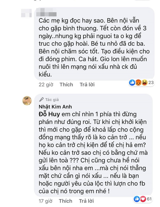 Mới bước đầu giành được quyền nuôi con, Nhật Kim Anh đã phải nổi đóa vì chuyện liên quan đến gia đình chồng cũ - Ảnh 2.