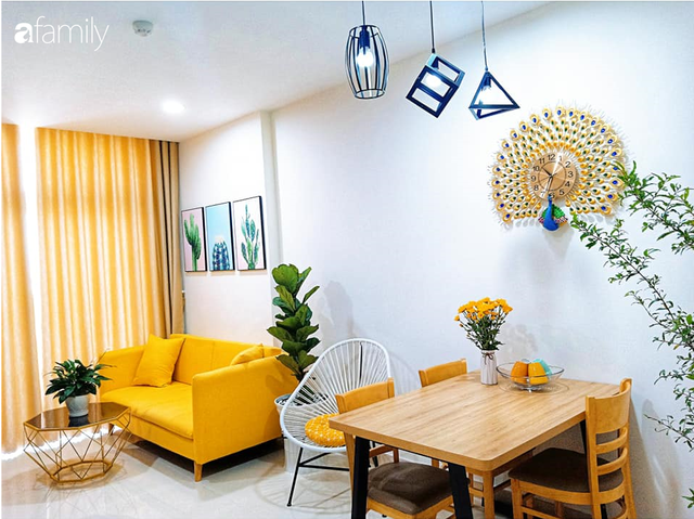 Sở hữu căn hộ 60m², vợ đảm Đắk Lắk thiết kế theo tông màu vàng đẹp mê ly với chi phí 100 triệu  - Ảnh 8.