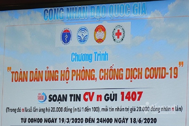 Tiền ủng hộ chống COVID-19 qua tin nhắn đã vượt 105 tỷ đồng - Ảnh 3.