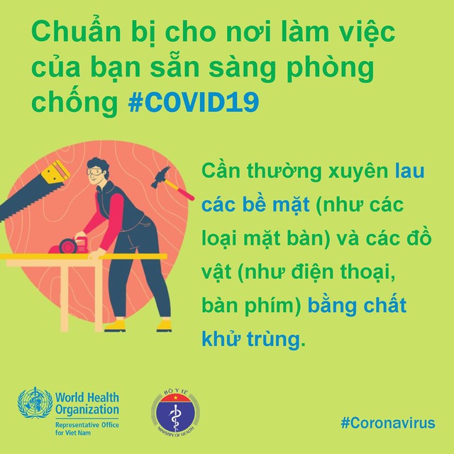 Tổ chức Y tế thế giới khuyến cáo gì để phòng dịch COVID-19 hiệu quả nơi làm việc? - Ảnh 4.