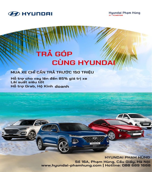 Hyundai Phạm Hùng hỗ trợ trả góp cực tốt - Ảnh 1.