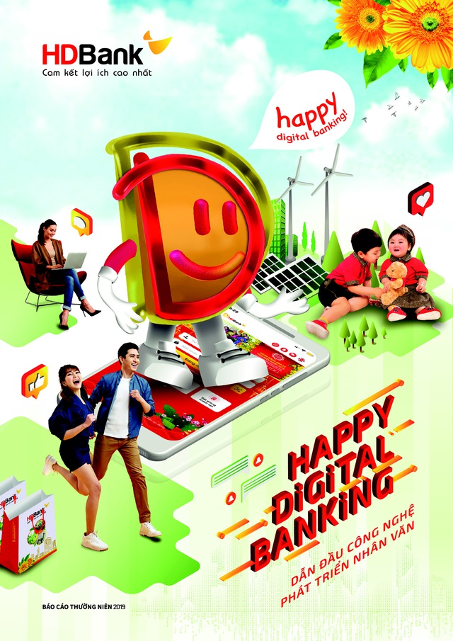 Báo cáo thường niên 2019, HDBank định hướng phát triển “Happy Digital Bank”  - Ảnh 1.