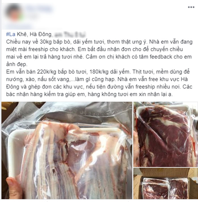 Ở nh&agrave; m&ugrave;a dịch, c&ocirc; nh&acirc;n vi&ecirc;n c&ocirc;ng sở miệt m&agrave;i b&aacute;n bắp b&ograve;, nạm b&ograve;, diềm thăn tươi ng&agrave;y 30-50 đơn, đ&uacute;t t&uacute;i gần triệu đồng - Ảnh 2.