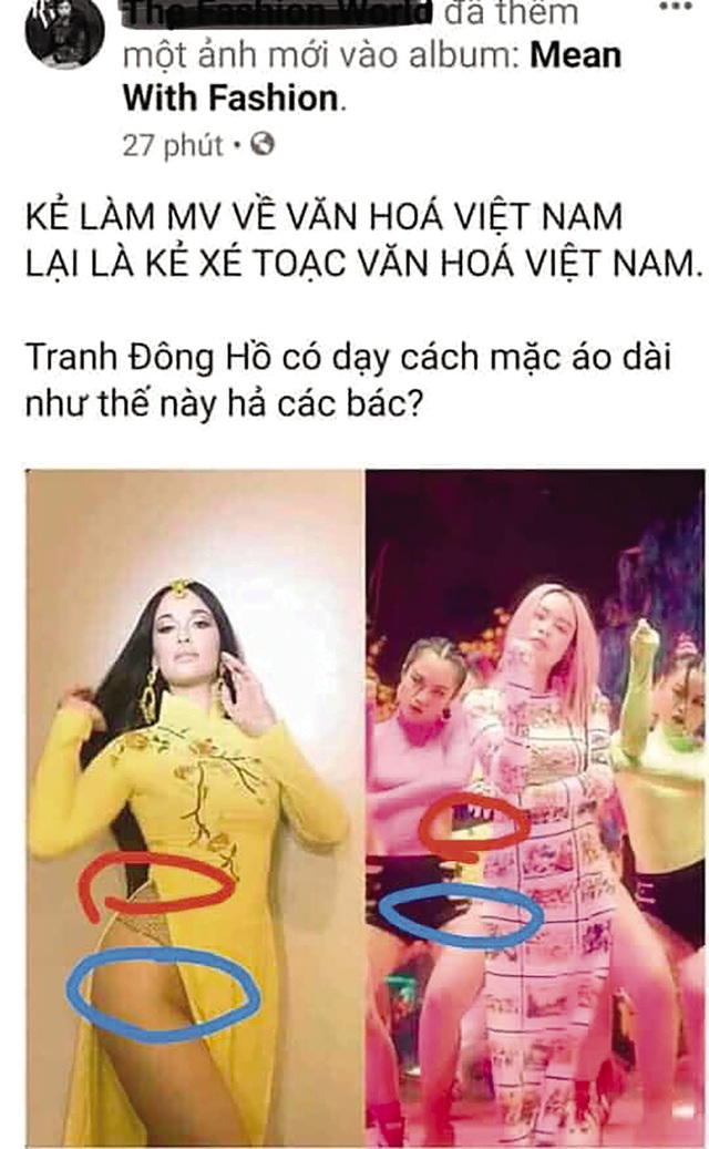 Tranh cãi trang phục của Hoàng Thùy Linh trong MV mới: Người làm văn hóa “xé toạc” văn hóa Việt? - Ảnh 2.