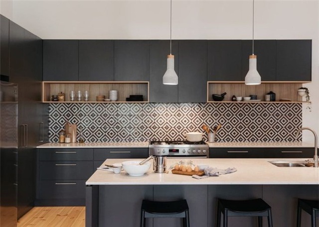 12 mẫu thiết kế căn bếp hiện đại, đẹp, sang trọng và gọn gàng - Ảnh 7.