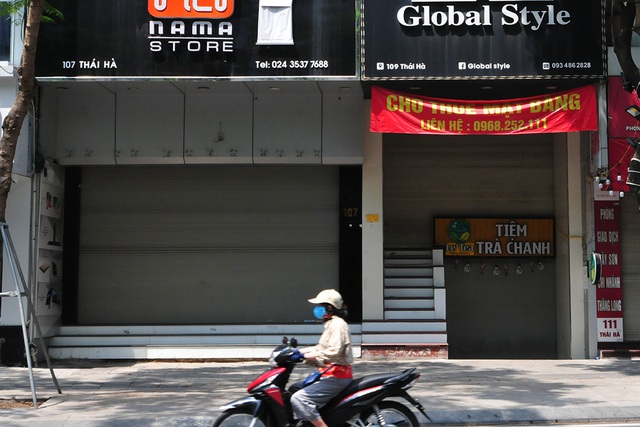 Hàng loạt cửa hàng trên trục đường kinh doanh sầm uất Chùa Bộc - Thái Hà tìm người thuê mới - Ảnh 7.