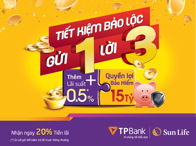 Nhận ngay bảo hiểm khi gửi tiết kiệm tại TPBank - Ảnh 1.