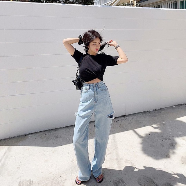 6 kiểu quần jeans hot nhất hè này, chị em hãy update ngay - Ảnh 23.