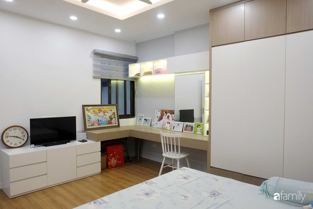 Chỉ vỏn vẹn 66m² nhưng căn hộ nhỏ này ở Long Biên, Hà Nội đã tạo ấn tượng mạnh mẽ với thiết kế nội thất thông minh  - Ảnh 17.