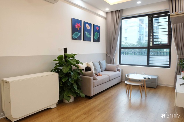 Chỉ vỏn vẹn 66m² nhưng căn hộ nhỏ này ở Long Biên, Hà Nội đã tạo ấn tượng mạnh mẽ với thiết kế nội thất thông minh  - Ảnh 6.