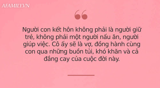 Bức thư bố gửi con trai trước đêm kết hôn khiến ai cũng tâm đắc: Người chồng tốt là người luôn biết cách giúp vợ làm việc nhà! - Ảnh 1.