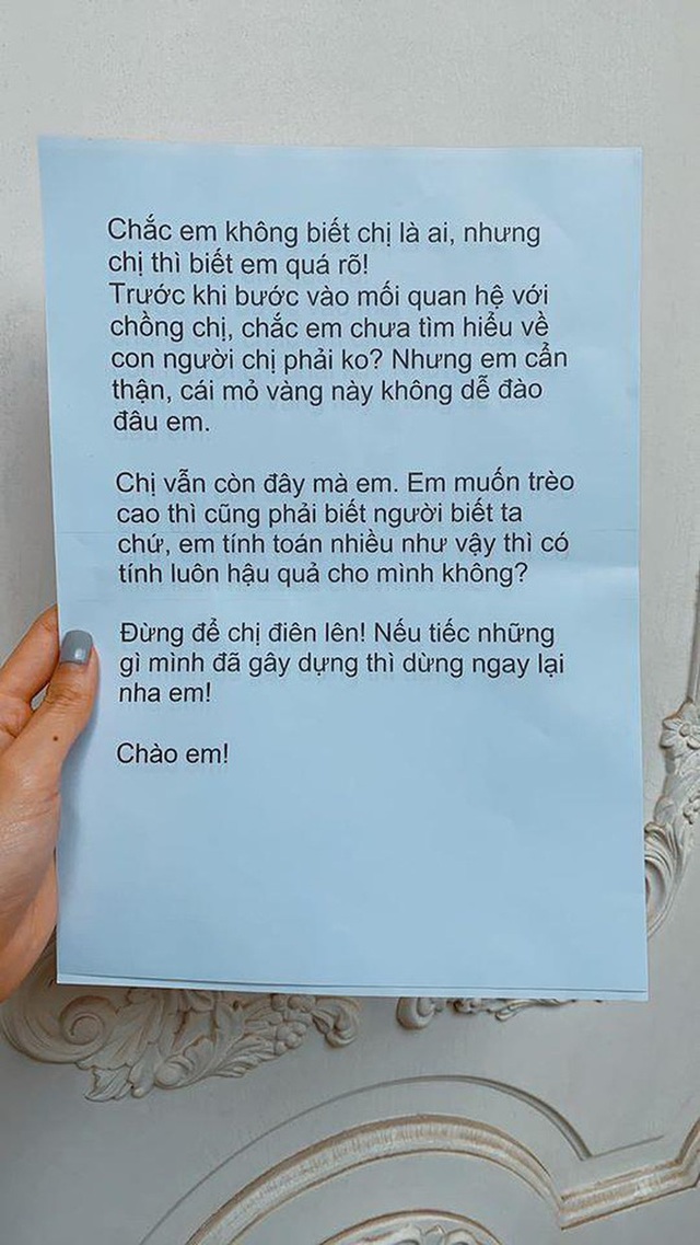  Minh Hằng: Nếu có tật giật chồng, tôi chẳng dại gì công khai bức thư đó - Ảnh 3.