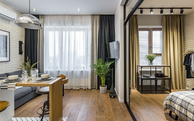 Căn hộ 49m² gây xôn xao dư luận vì cách bố trí thông minh không phải ai cũng nghĩ ra - Ảnh 2.