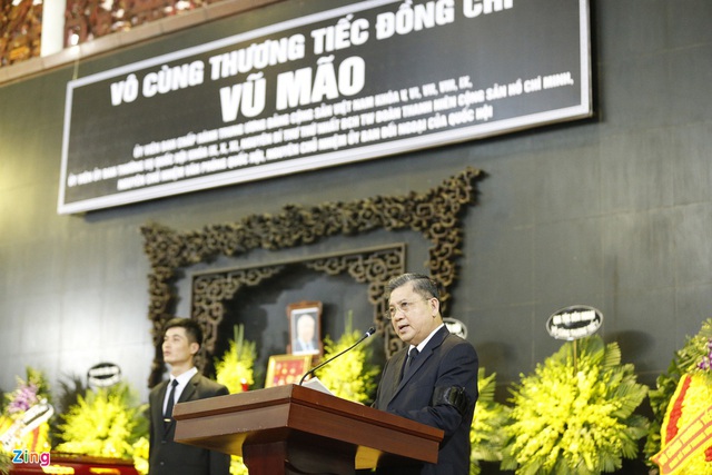 Lễ tang nguyên Chủ nhiệm Văn phòng Quốc hội Vũ Mão - Ảnh 10.