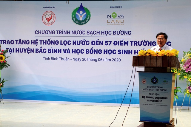 Tập đoàn Novaland - lan tỏa niềm vui “nước sạch học đường” đến huyện Bắc Bình, tỉnh Bình Thuận - Ảnh 1.