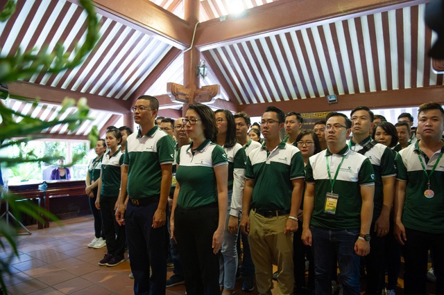 Hội trại “Tuổi trẻ Vietcombank – Sắt son niềm tin với Đảng” hướng tới chào mừng Đại hội Đảng các cấp - Ảnh 4.
