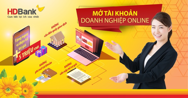 Giao dịch mọi lúc mọi nơi với tài khoản doanh nghiệp online của HDBank - Ảnh 1.
