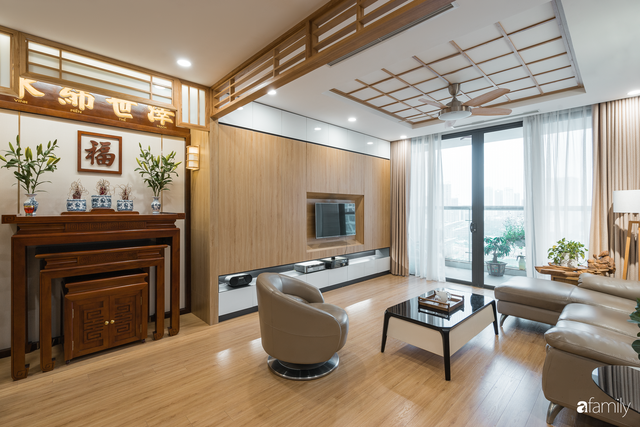 Ngắm căn hộ 120m² phong cách Nhật Bản đẹp đến từng chi tiết với tổng giá trị thi công nội thất 550 triệu - Ảnh 1.