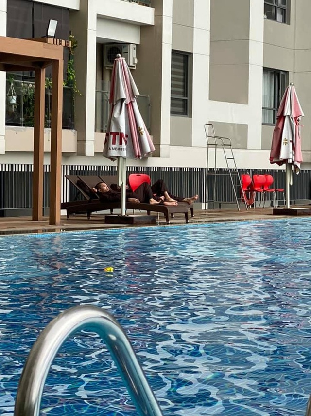 Xôn xao hình ảnh các sư thầy Tịnh Thất Bồng Lai đi resort tránh nắng, khoe body 6 múi ở hồ bơi sau ồn ào bị điều tra - Ảnh 5.