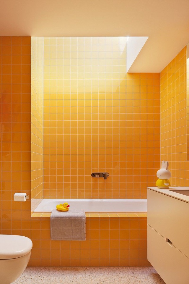 Những bí mật trang trí tường phòng tắm tạo nên không gian vui nhộn, đặc sắc - Ảnh 6.