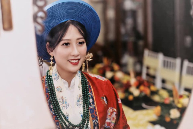 Cô dâu chú rể diện gây ấn tượng mạnh khi cổ phục triều Nguyễn trong ngày cưới - Ảnh 8.