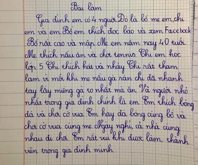 Cười ngất với bài văn tả cún cưng của cô bé tiểu học - Ảnh 5.