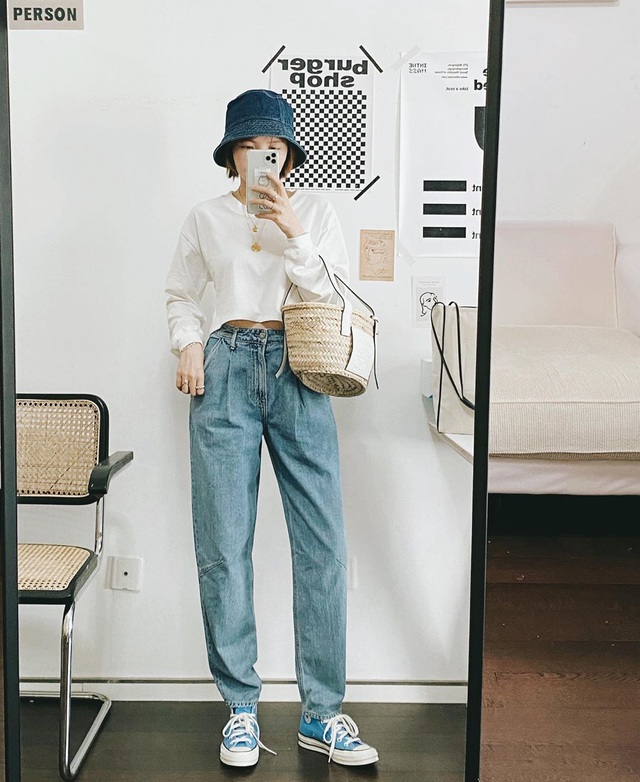 Mê quần jeans nhưng sợ phát ngốt vì nắng hè, chị em cứ nhắm trúng 4 kiểu dáng thoải mái sau mà diện - Ảnh 3.