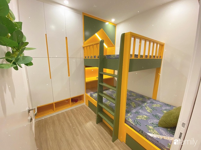 Căn hộ 59m² với gam màu xanh xua tan nóng bức mùa hè có chi phí hoàn thiện 225 triệu đồng ở Hà Nội - Ảnh 22.