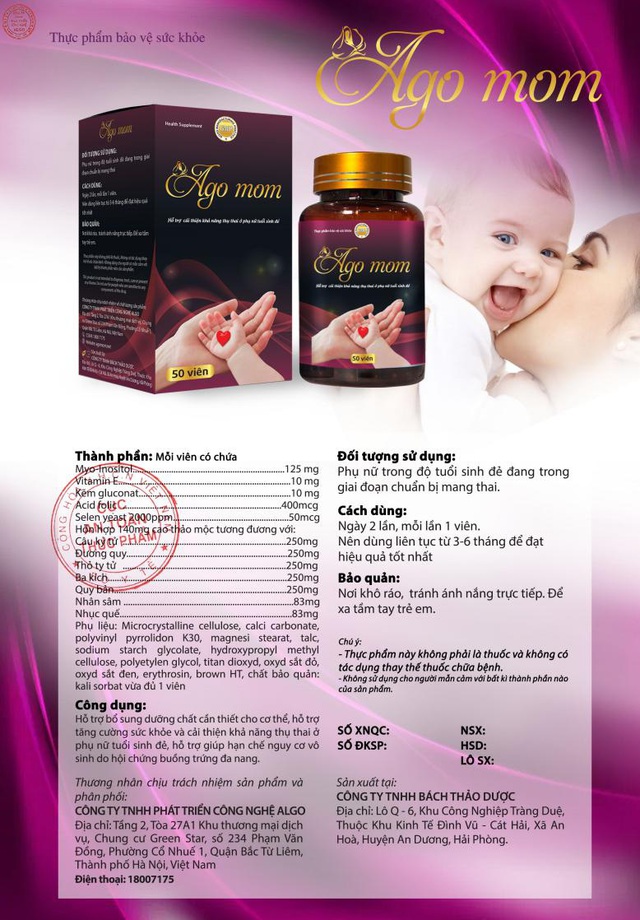 Ago Mom - Giải pháp xua tan nỗi lo muộn con do buồng trứng đa nang - Ảnh 4.