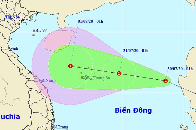 Thông tin mới nhất về áp thấp nhiệt đới mạnh gây thiên tai ở miền Bắc - Ảnh 1.