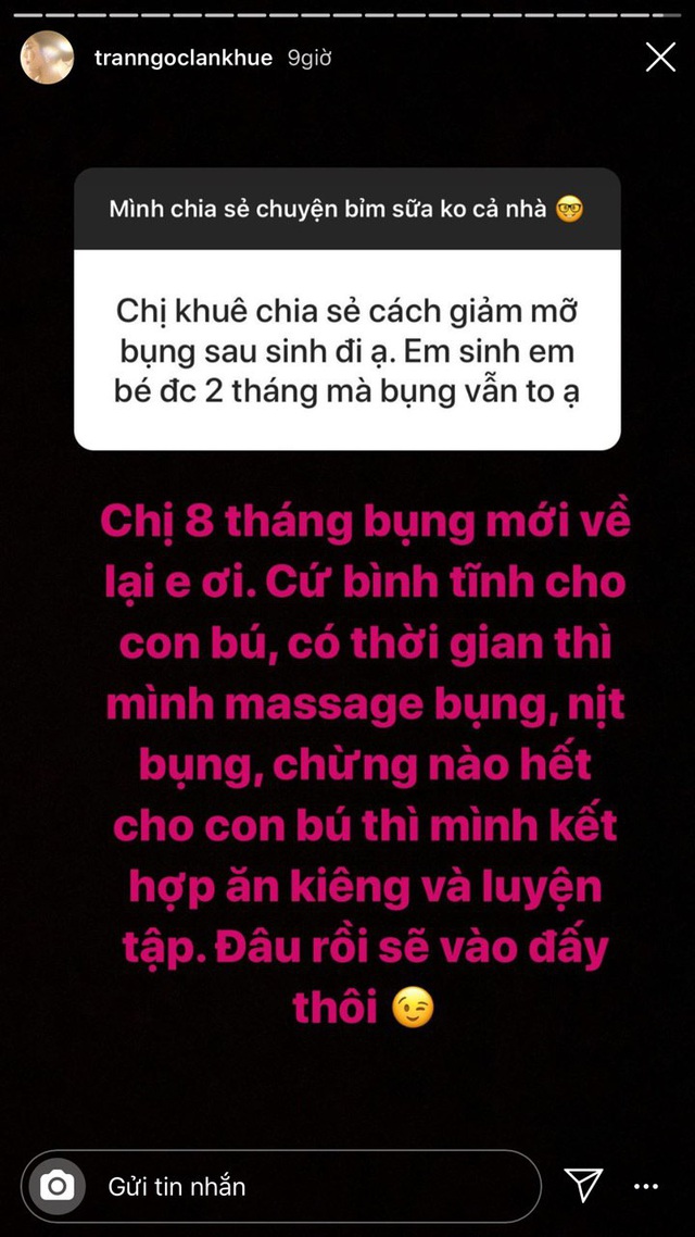 Không thẩm mỹ hay uống thuốc giảm cân, Lan Khuê lấy lại vòng eo săn chắc thế nào sau 8 tháng sinh con - Ảnh 4.