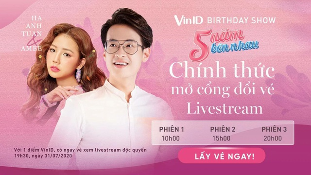 Hà Anh Tuấn cùng Amee “mở màn” sự kiện Livestream âm nhạc đặc biệt của VinID - Ảnh 1.