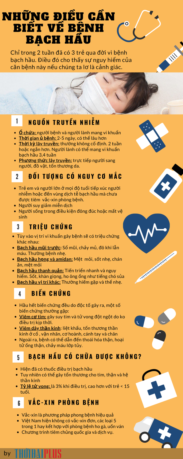 [Infographic] - Những điều cần biết về căn bệnh bạch hầu nguy hiểm - Ảnh 1.