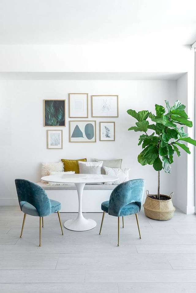 Bàn ăn nhà bếp đẹp hút hồn với những ý tưởng thiết kế độc đáo giúp nới rộng thị giác cho những không gian sống nhỏ xinh - Ảnh 13. Bàn ăn nhà bếp đẹp hút hồn với những ý tưởng thiết kế độc đáo giúp nới rộng thị giác cho những không gian sống nhỏ xinh - Ảnh 13.