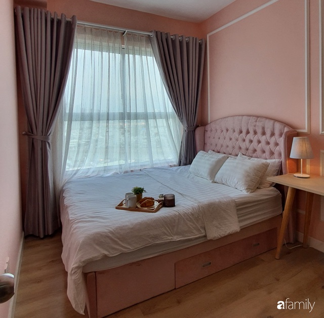 Căn hộ 65m² dành trọn lời khen tâm đắc của chủ nhà khi nhận công trình nhờ chọn gam hồng cùng phong cách tân cổ điển ở Sài Gòn - Ảnh 17. Căn hộ 65m² dành trọn lời khen tâm đắc của chủ nhà khi nhận công trình nhờ chọn gam hồng cùng phong cách tân cổ điển ở Sài Gòn - Ảnh 17.