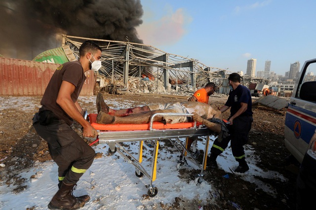 Đằng sau khoảnh khắc giải cứu người đàn ông từ đống đổ nát ở Beirut - Ảnh 9.