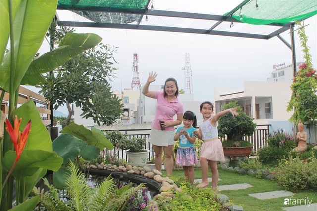 Sân thượng bê tông 40m² biến hình thành khu vườn xanh mát chỉ với 23 triệu đồng ở Đà Nẵng - Ảnh 5.